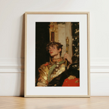 Peeking - Royal Gay Renaissance Art Print / Canvas, 12x16’’ / 31x41cm / Natural Frame / Matboard, Posters Prints & Visual Artwork, Toby Leon