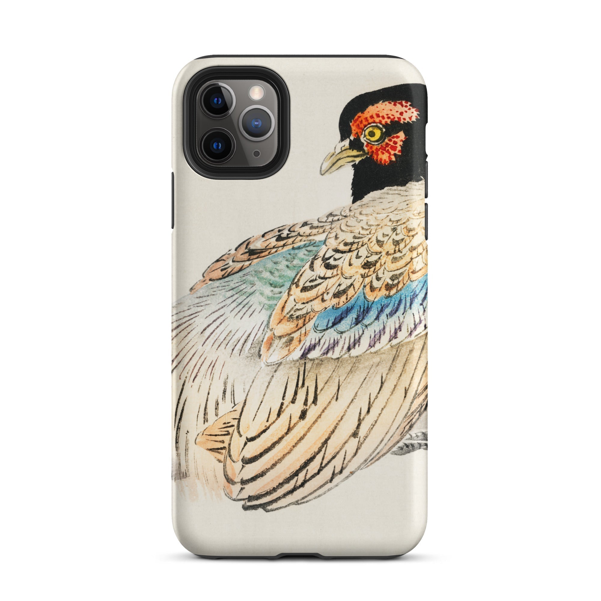 Peregrine Falcon Kōno Bairei Kacho e Iphone Case, 11 Pro Max / Matte, Phone Case Bird Illustration