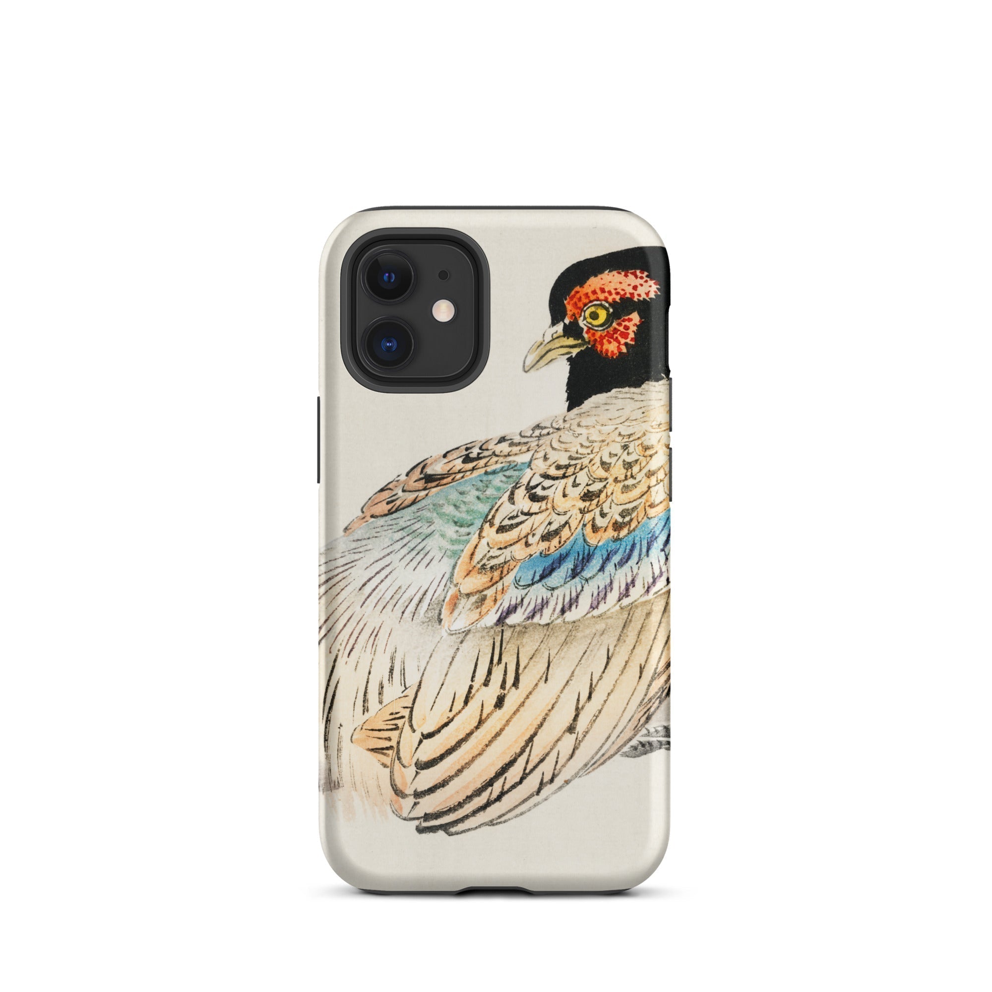 Peregrine Falcon Kōno Bairei Kacho e Iphone Case, 12 Mini / Matte, Phone Case Bird Design
