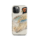Peregrine Falcon Kōno Bairei Kacho e Iphone Case, 12 Pro / Matte, Phone Case Bird Illustration