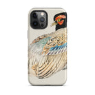 Peregrine Falcon Kōno Bairei Kacho e Iphone Case, 12 Pro Max / Matte, Phone Case Bird Illustration