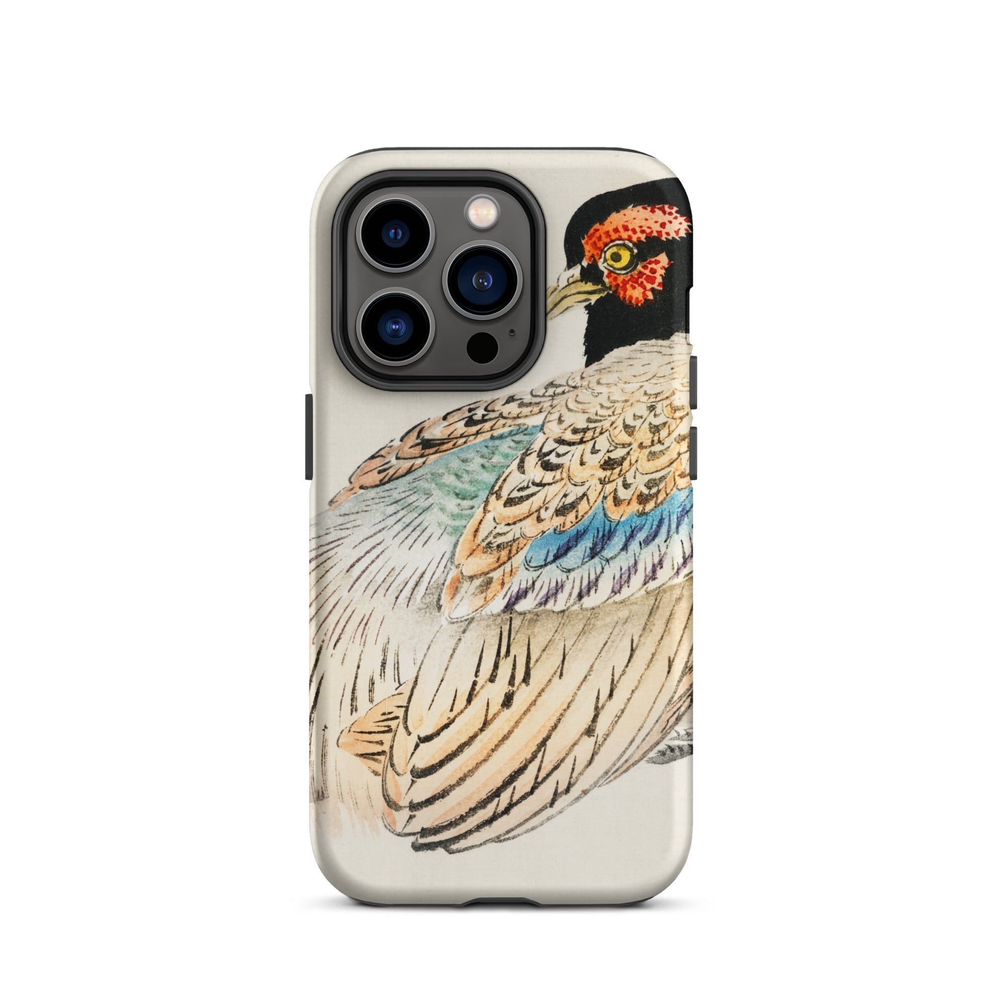 Peregrine Falcon Kōno Bairei Kacho e Iphone Case, 14 Pro / Matte, Bird Themed Phone Case