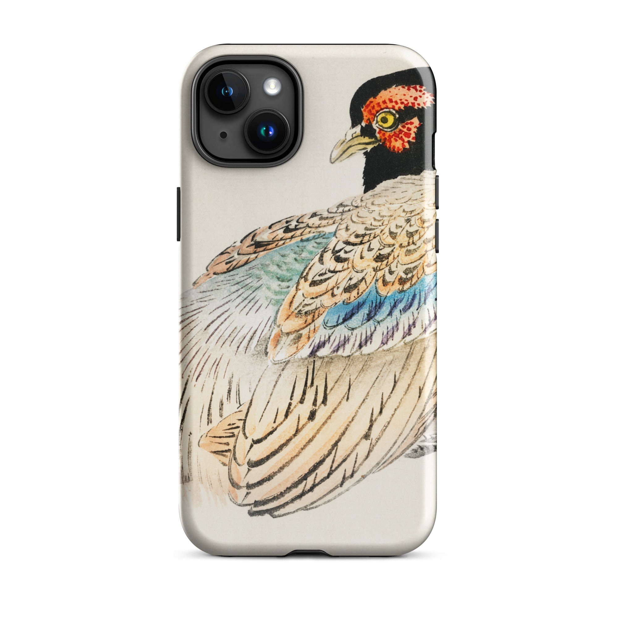 Peregrine Falcon Kōno Bairei Kacho e Iphone Case, 15 Plus / Matte, Phone Case Bird Art