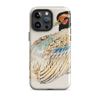 Peregrine Falcon - Kōno Bairei Kacho-e Iphone Case, 15 Pro Max / Matte, Phone Case Bird Illustration