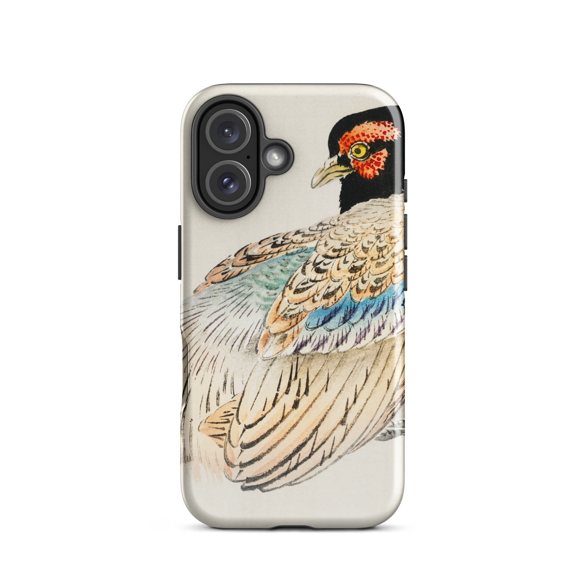 Peregrine Falcon Kōno Bairei Kacho e Iphone Case, 16 / Matte, Phone Case Bird Illustration