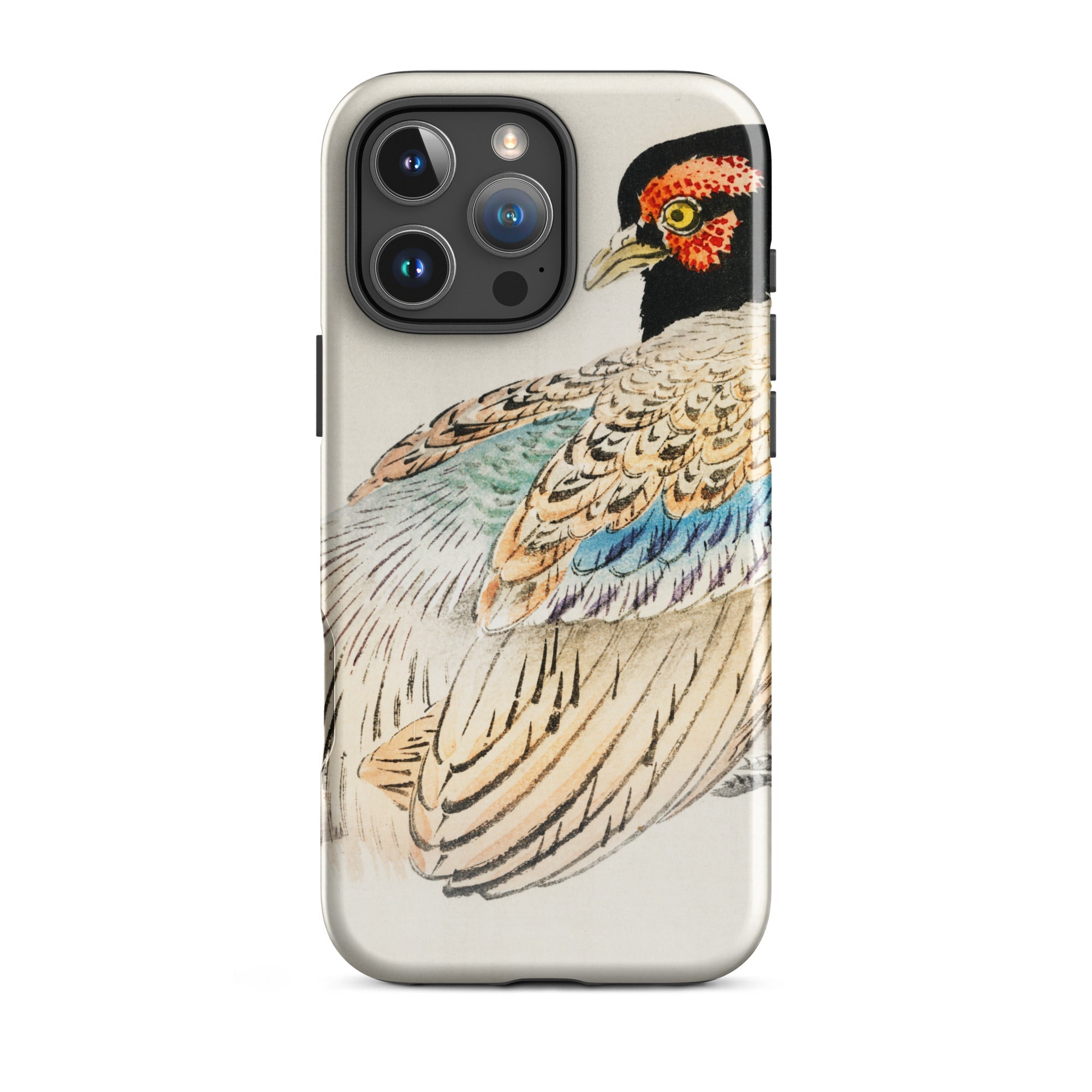 Peregrine Falcon Kōno Bairei Kacho e Iphone Case, 16 Pro Max / Matte, Iphone Case Bird Art