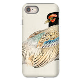 Peregrine Falcon - Kōno Bairei Kacho-e Iphone Case, 8 / Matte, Detailed Illustration Pheasant Phone Case