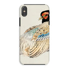 Peregrine Falcon - Kōno Bairei Kacho-e Iphone Case, Xs / Matte, Phone Case Artistic Illustration Pheasant Detailed Feathers Vibrant