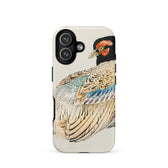 Iphone 17 / Matte Peregrine Falcon - Kono Bairei Kacho-e Phone Case, Kōno Bairei’s Exquisite, Woodblock Print