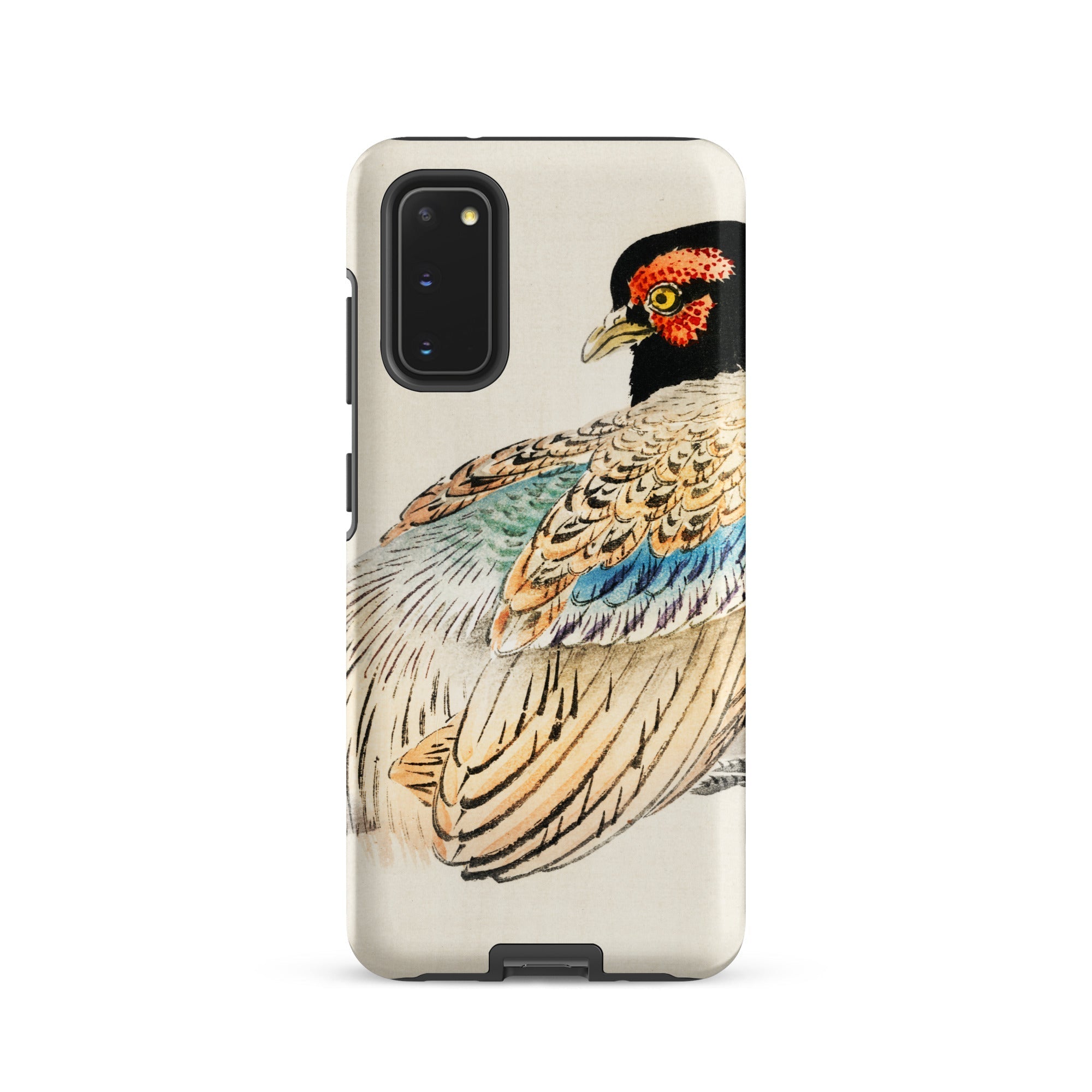 Peregrine Falcon Kōno Bairei Kacho e Samsung Case, Galaxy S20 / Matte, Phone Case Illustration Pheasant