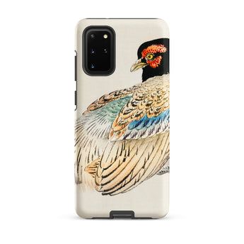Peregrine Falcon - Kōno Bairei Kacho-e Samsung Case, Galaxy S20 Plus / Matte, Smartphone Case Illustration Pheasant