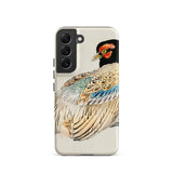 Peregrine Falcon - Kōno Bairei Kacho-e Samsung Case, Galaxy S22 / Matte, Phone Case Colorful Bird Illustration