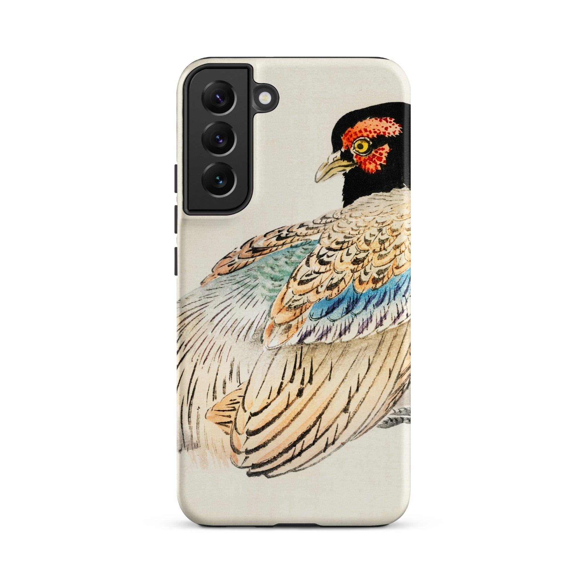 Peregrine Falcon Kōno Bairei Kacho e Samsung Case, Galaxy S22 Plus / Matte, Smartphone Case Vintage Bird Illustration