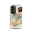 Peregrine Falcon Kōno Bairei Kacho e Samsung Case, Galaxy S23 / Matte, Phone Case Colorful Bird Design