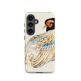 Peregrine Falcon - Kōno Bairei Kacho-e Samsung Case, Galaxy S24 / Matte, Smartphone Case Colorful Bird Illustration
