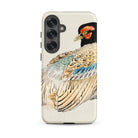Peregrine Falcon Kōno Bairei Kacho e Samsung Case, Galaxy S25 Plus / Matte, Phone Case Colorful Bird Illustration