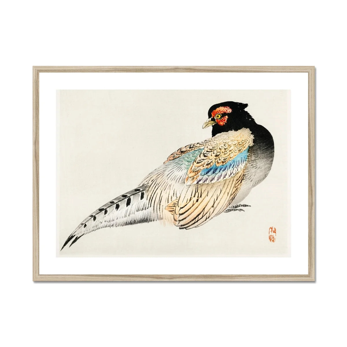 Peregrine Falcon - Kōno Bairei Meiji Era Bird Art Print Posters Prints & Visual Artwork