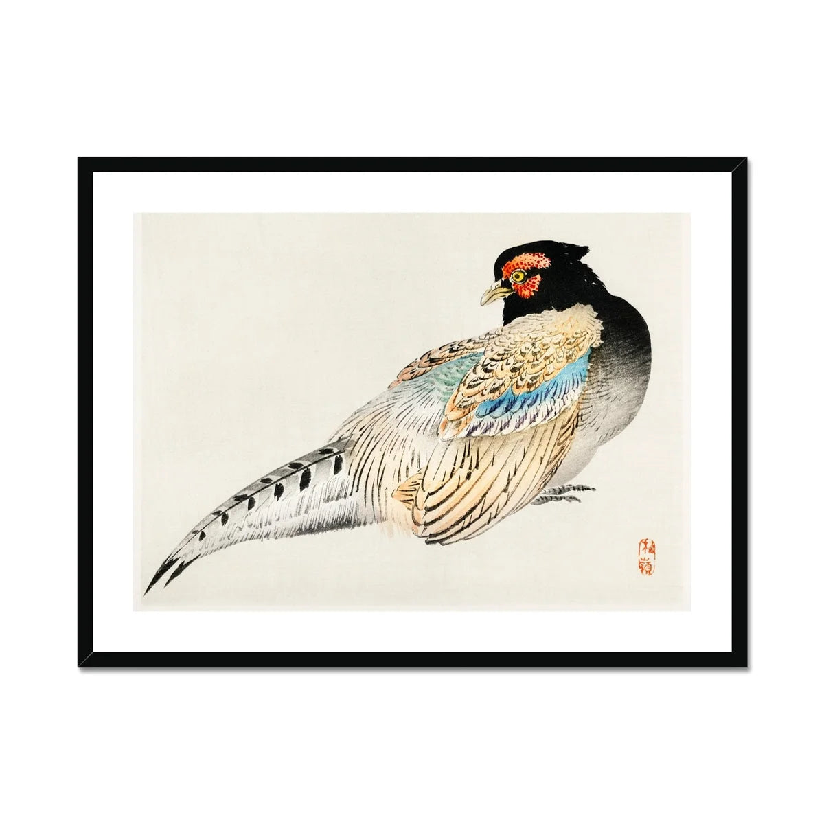 Peregrine Falcon - Kōno Bairei Meiji Era Bird Art Print Posters Prints & Visual Artwork