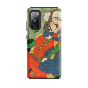 Persian Man and Woman in Love Samsung Case, Galaxy S20 Fe / Matte, Phone Case Classical Persian Miniature Painting Two Figures