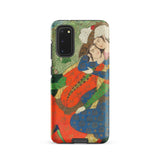 Persian Man and Woman in Love Samsung Case, Galaxy S20 / Matte, Smartphone Case Classical Persian Painting Two Figures