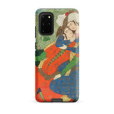 Persian Man and Woman in Love Samsung Case, Galaxy S20 Plus / Matte, Phone Case Persian Miniature Painting Two Figures