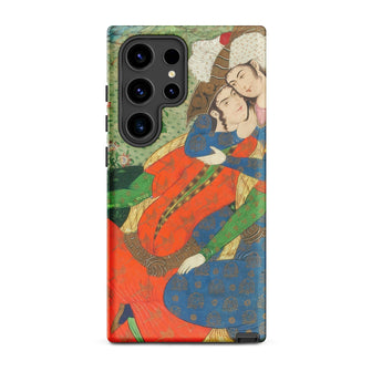 Persian Man and Woman in Love Samsung Case, Galaxy S24 Ultra / Matte, Cell Phone Case Classical Painting Two Figures Embrace