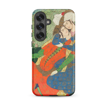 Persian Man and Woman in Love Samsung Case, Galaxy S25 Plus / Matte, Smartphone Case Classical Painting Two Figures