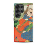 Persian Man and Woman in Love Samsung Case, Galaxy S25 Ultra / Matte, Smartphone Case Classical Persian Miniature Painting