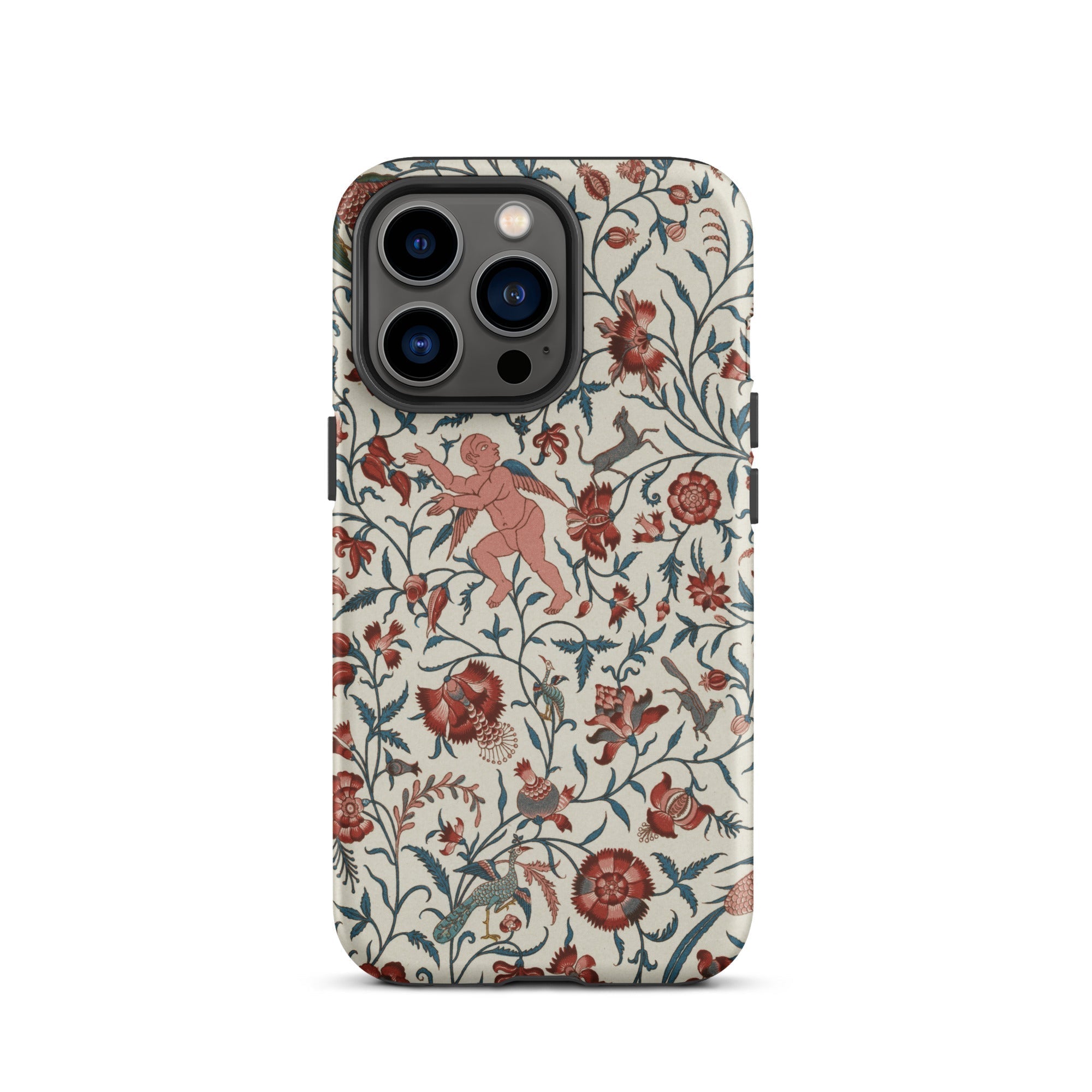 Persian Pattern Auguste Racinet Islamic Iphone Case, 13 Pro / Matte, Floral Cherub Patterned Phone Case