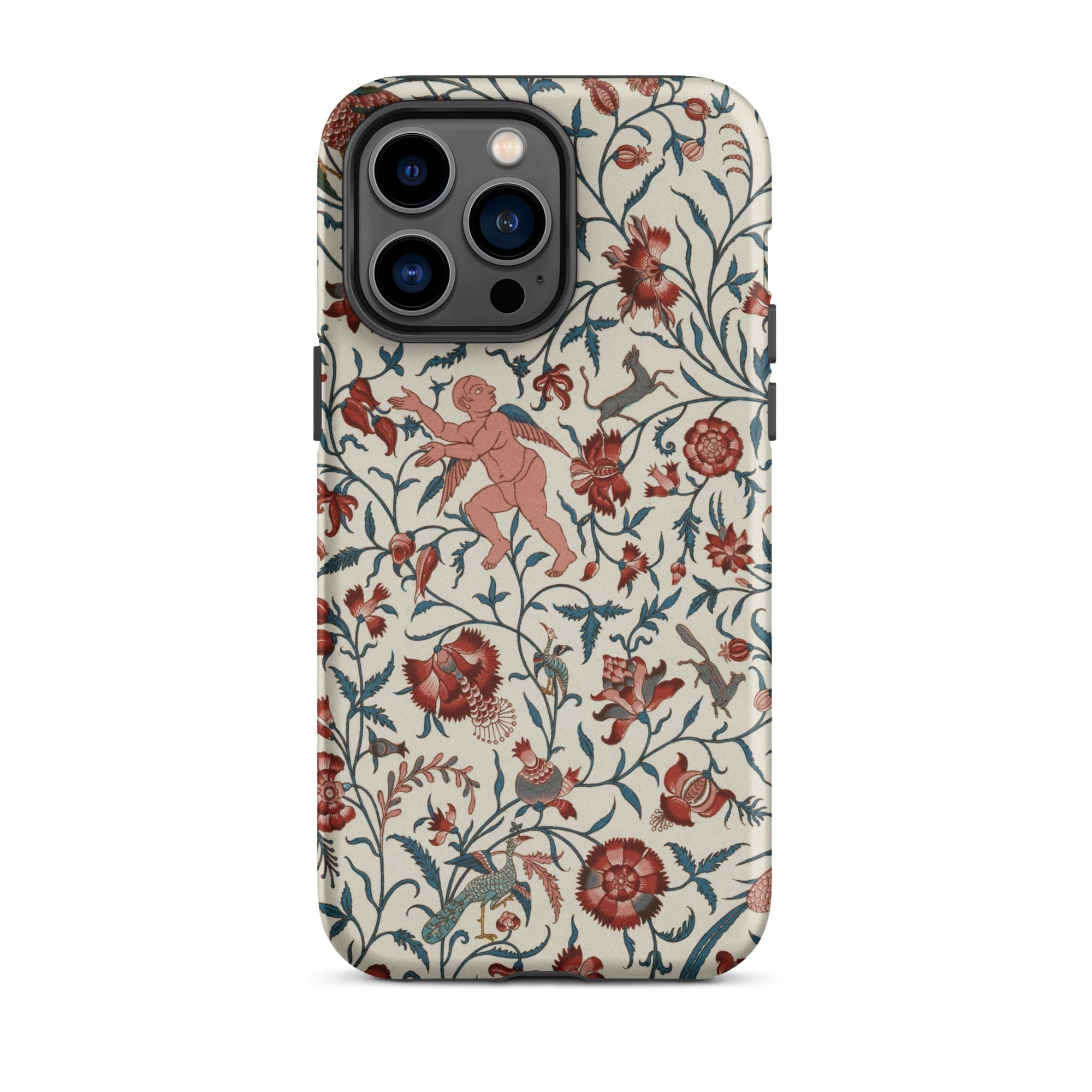 Persian Pattern Auguste Racinet Islamic Iphone Case, 14 Pro Max / Matte, Floral Patterned Phone Case