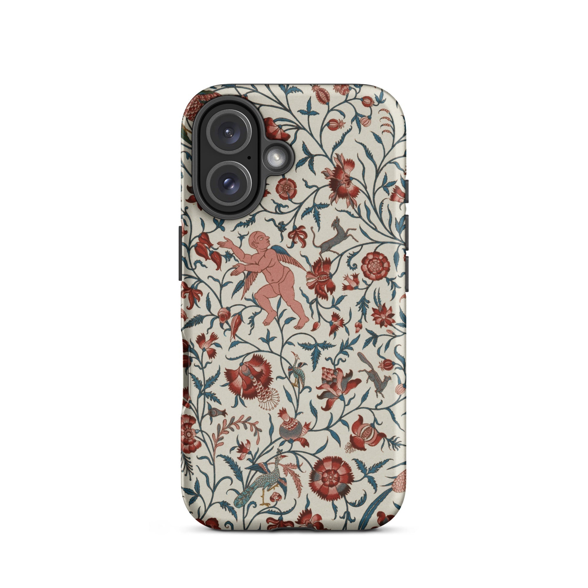 Persian Pattern Auguste Racinet Islamic Iphone Case, 16 / Matte, Floral Cherub Patterned Phone Case