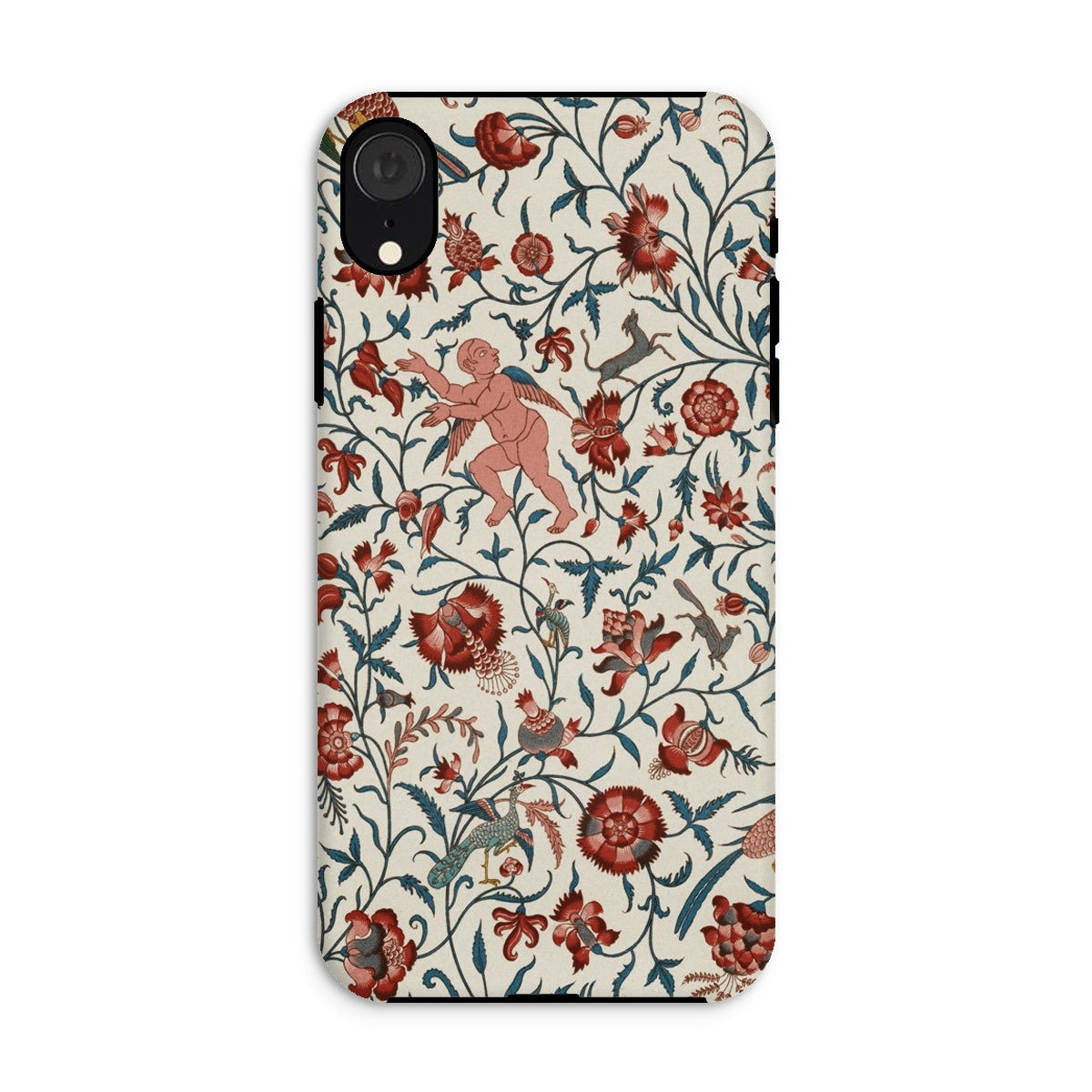 Persian Pattern Auguste Racinet Islamic Iphone Case, Xr / Matte, Floral Patterned Phone Case Cherub Design