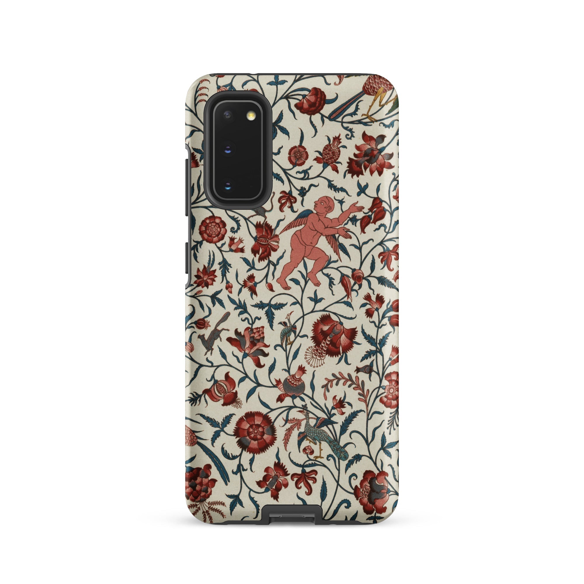 Persian Pattern Auguste Racinet Islamic Samsung Case, Galaxy S20 / Matte, Smartphone Case Detailed Floral Cherub Pattern