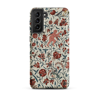 Persian Pattern - Auguste Racinet Islamic Samsung Case, Galaxy S21 Plus / Matte, Smartphone Case Floral Cherub Pattern
