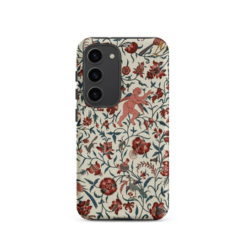 Persian Pattern - Auguste Racinet Islamic Samsung Case, Galaxy S23 / Matte, Smartphone Case Floral Cherub Pattern