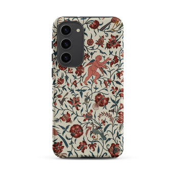 Persian Pattern - Auguste Racinet Islamic Samsung Case, Galaxy S23 Plus / Matte, Phone Case Detailed Floral Cherub Pattern