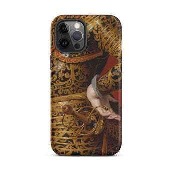 Philip Iv in Parade Armor - Gaspar De Crayer Iphone Case, 12 Pro Max / Matte, Ornate Phone Case