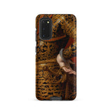 Philip Iv in Parade Armor - Gaspar De Crayer Phone Case Samsung Galaxy S20 / Matte Phone Case Detailed Ornate Design Golden Armor Black