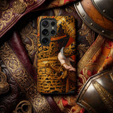 Philip Iv in Parade Armor - Gaspar De Crayer Phone Case Phone Case Detailed Ornate Design Knight Golden Armor Crayer Iphone Case, Spectacle