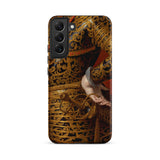 Philip Iv in Parade Armor - Gaspar De Crayer Samsung Case, Galaxy S22 Plus / Matte, Phone Case Classical Painting Person Ornate Gold Black