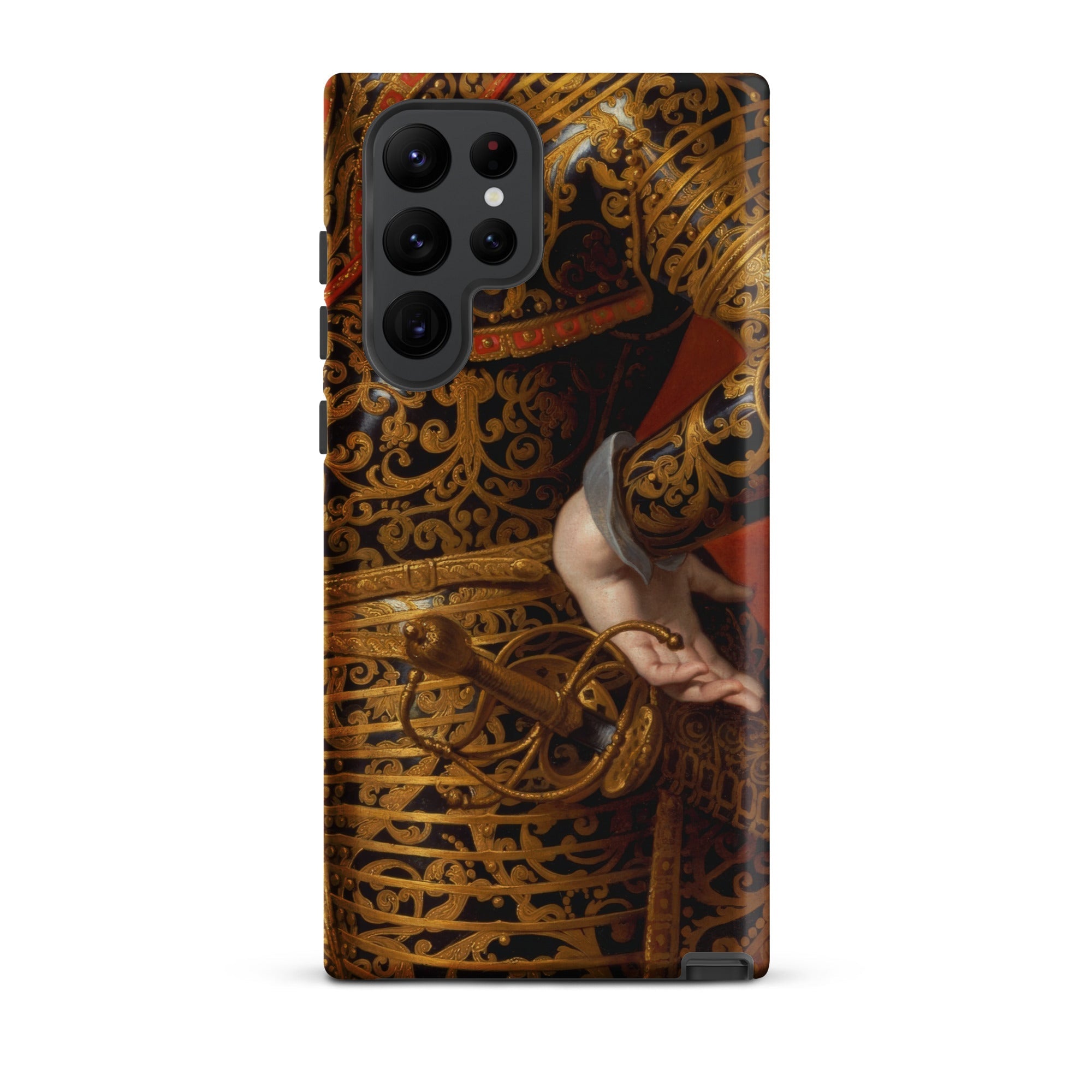 Philip Iv in Parade Armor Gaspar De Crayer Samsung Case, Galaxy S22 Ultra / Matte, Phone Case Ornate Historical Painting
