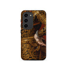 Philip Iv in Parade Armor Gaspar De Crayer Samsung Case, Galaxy S23 / Matte, Smartphone Case Historical Painting Gold Black Ornate Design