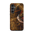 Philip Iv in Parade Armor Gaspar De Crayer Samsung Case, Galaxy S24 Plus / Matte, Smartphone Case Ornate Gold Black Patterned Design Sword