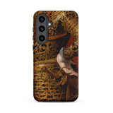 Philip Iv in Parade Armor - Gaspar De Crayer Samsung Case, Galaxy S24 Plus / Matte, Smartphone Case Ornate Gold Black Patterned Design Sword