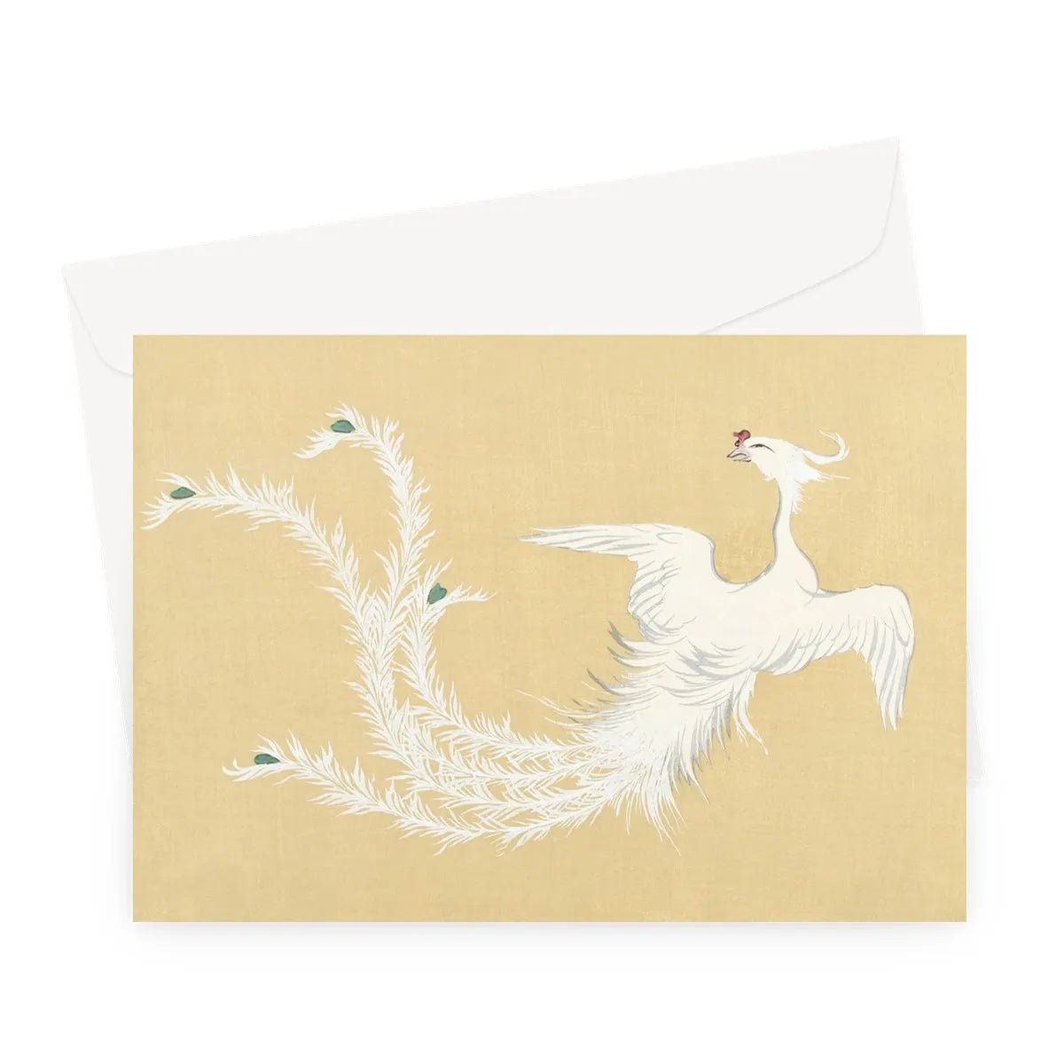 Phoenix By Kamisaka Sekka Greeting Card - A5 Landscape / 1 Card - Greeting & Note Cards - Aesthetic Art