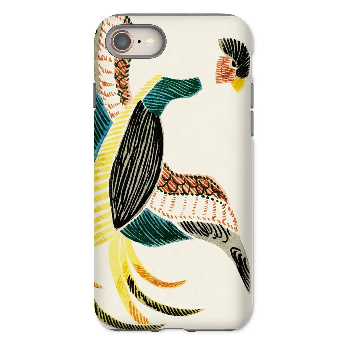 Woodblock Crane - Taguchi Tomoki Bird Iphone Case 8 / Matte Mobile Phone Cases