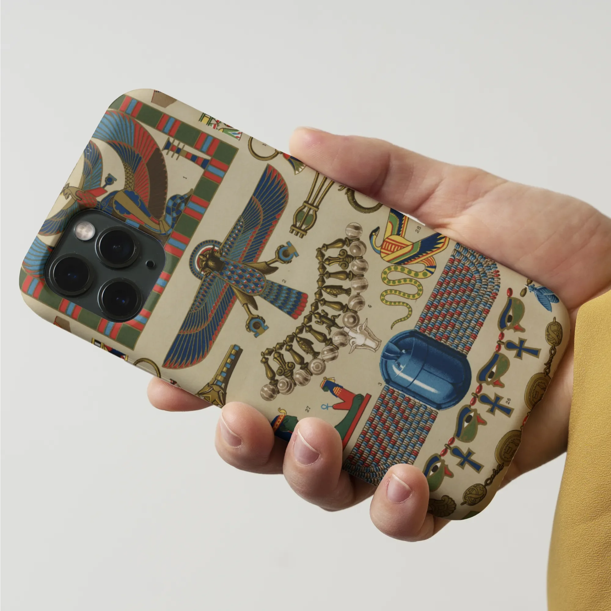 Egyptian Pattern - Auguste Racinet Iphone Case Mobile Phone Cases