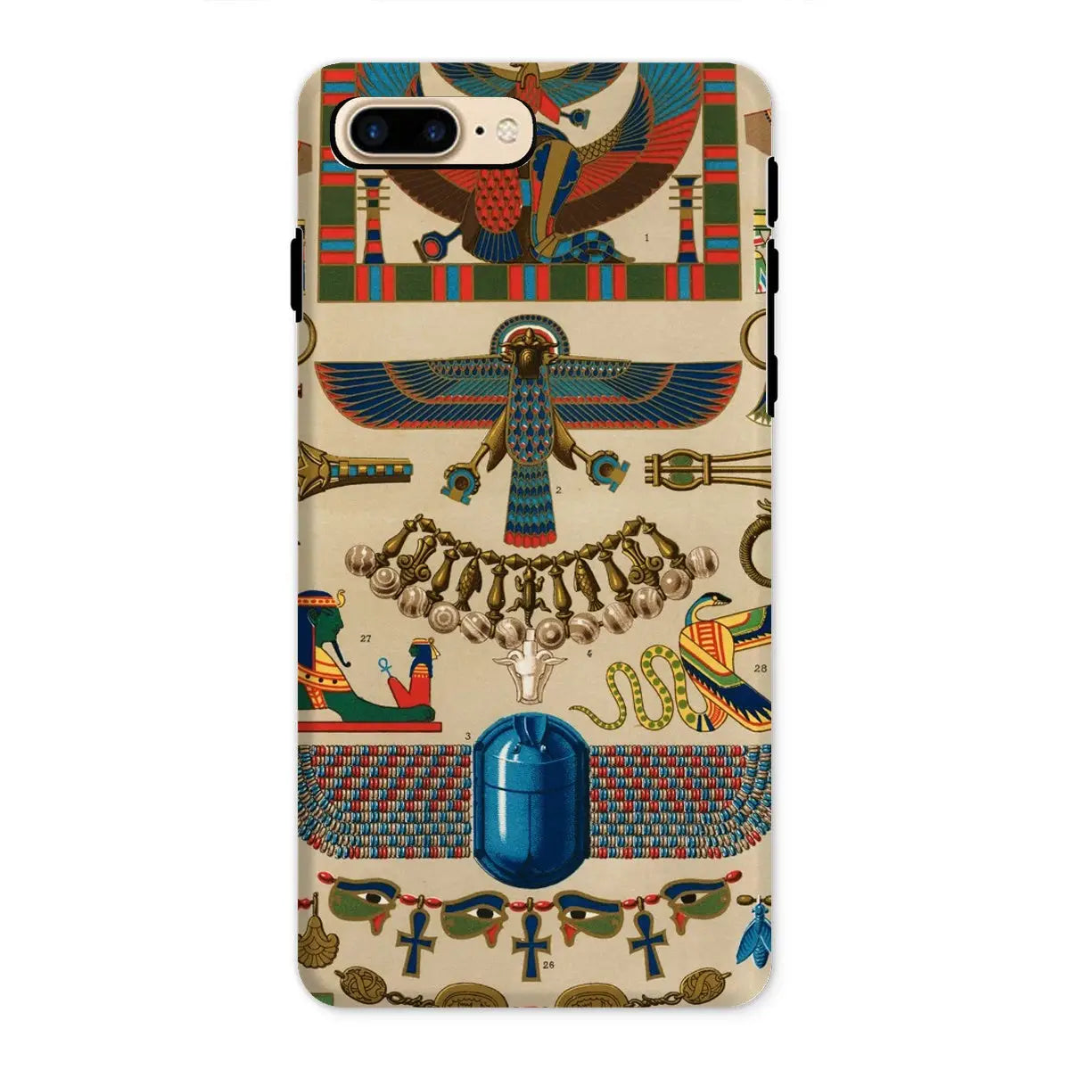 Egyptian Pattern - Auguste Racinet Iphone Case 8 Plus / Matte Mobile Phone Cases