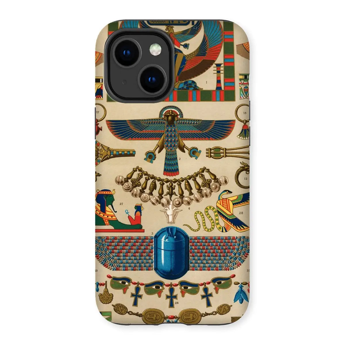 Egyptian Pattern - Auguste Racinet Iphone Case 14 Plus / Matte Mobile Phone Cases