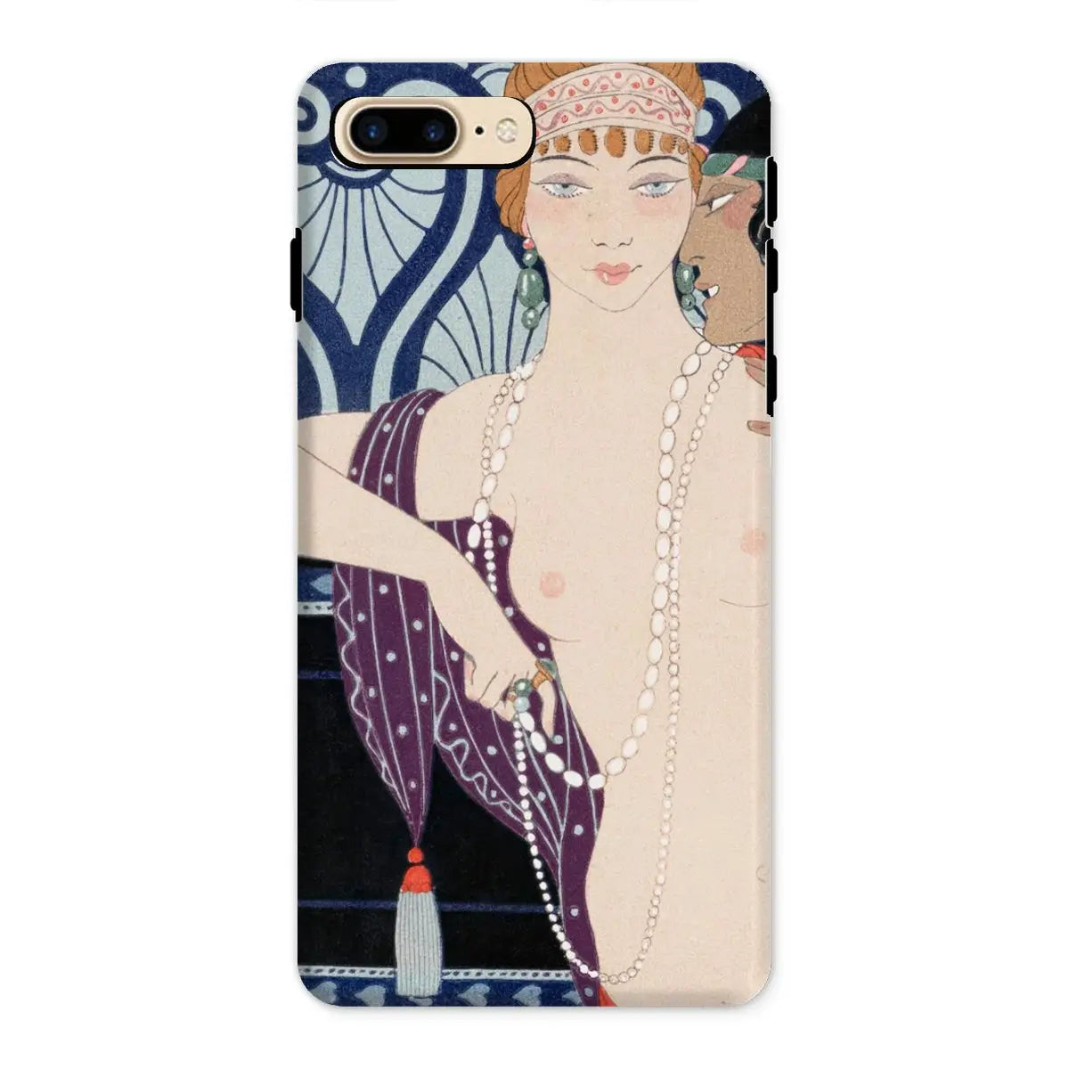 Les Trois Beautes De Mnasidika - George Barbier Iphone Case 8 Plus / Matte Mobile Phone Cases